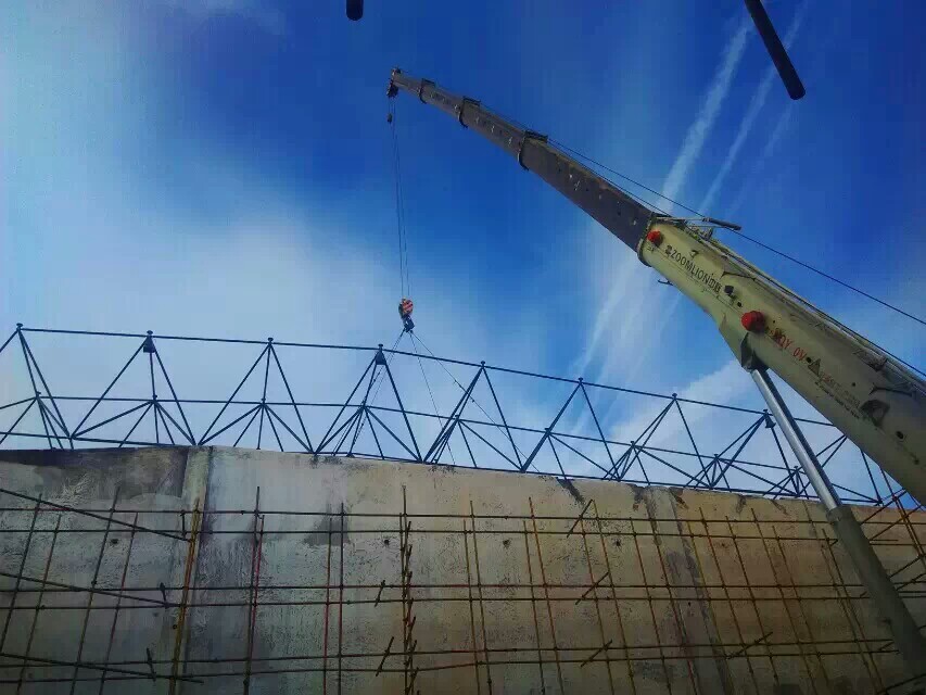 黄山食堂网架结构工程